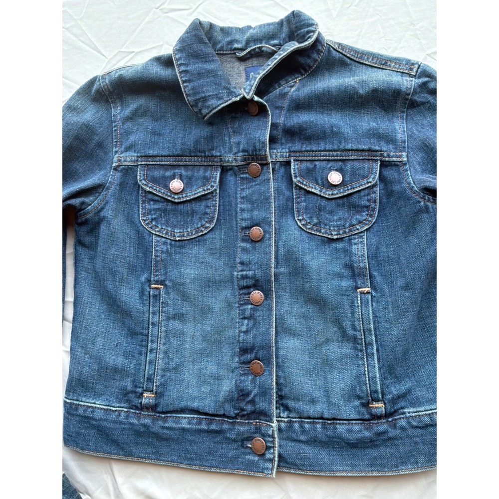 [Americana] Mens Gap Denim Trucker Jacket M Blue 370613-01